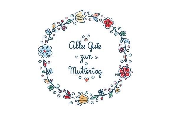 Download Happy Mother's Day Greeting Card in Deutsche - Greeting Collection