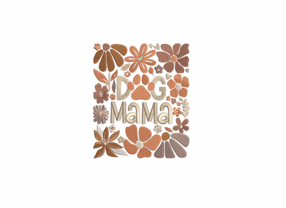 Download Dog Mama Floral V2 - Mama floral Collection