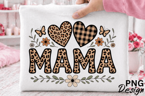 Download Mama Floral Heart PNG Design - Premium Bundle