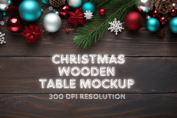 Download Christmas Empty Table Mockup - Table Collection